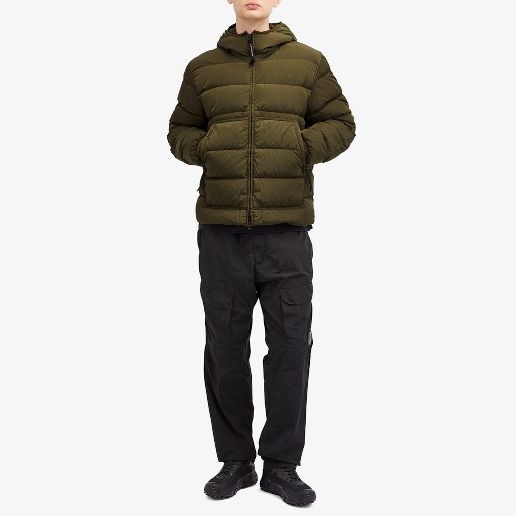 CP Company Men's Chrome-R Goggle Down Jacket Ivy Green